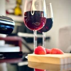 Half wine glass_filled_dining room table_only