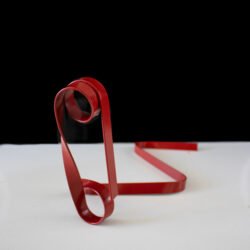 Hanging wine bottle_red_empty