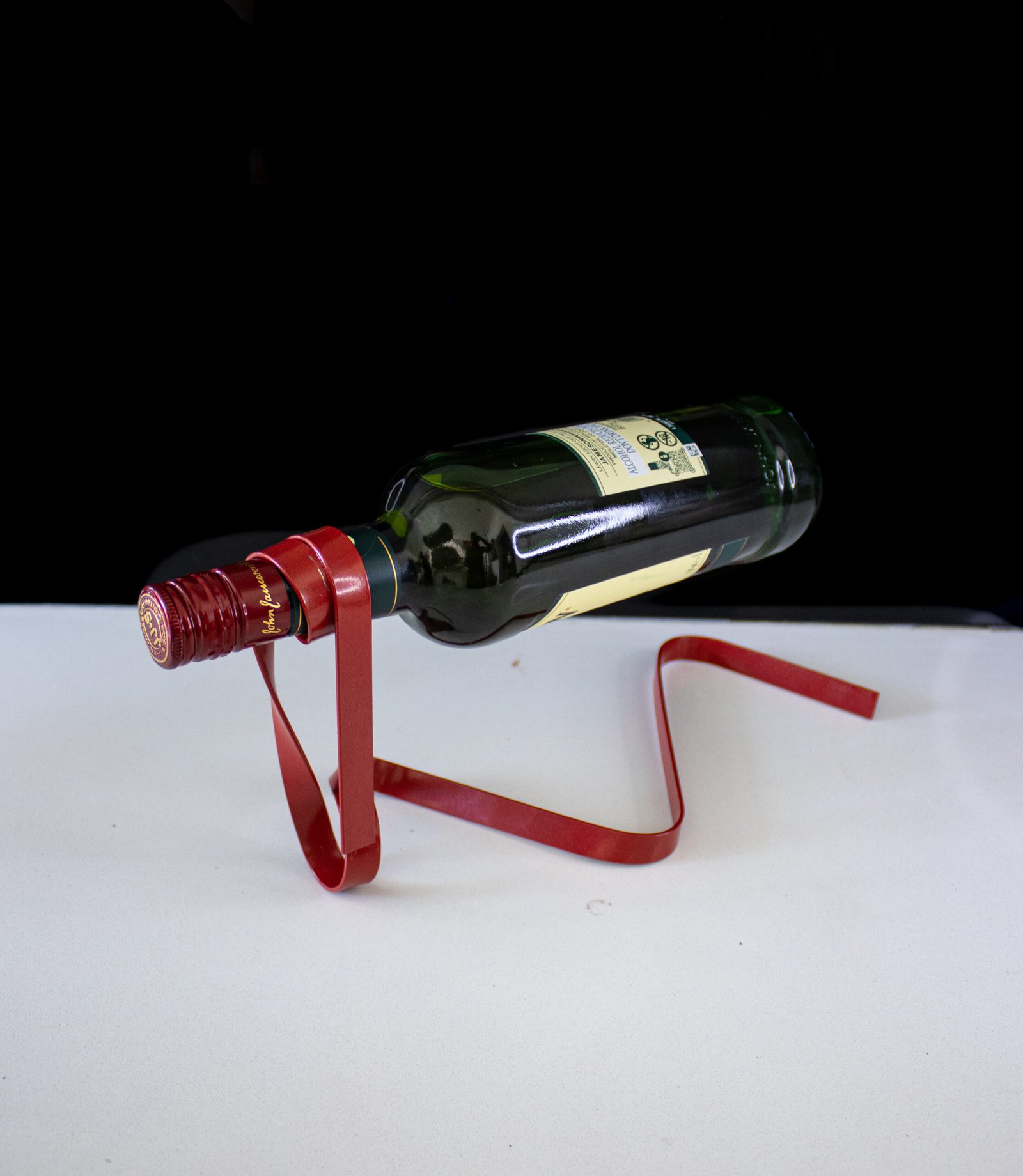 Floating Ribbon Wine Stand