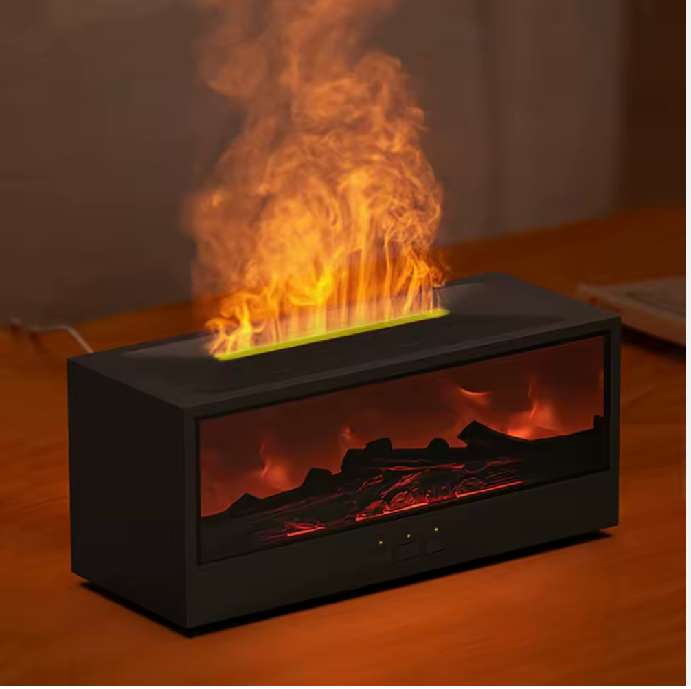 Ambient Air Humidifier With Flame Effect (Including remote control)