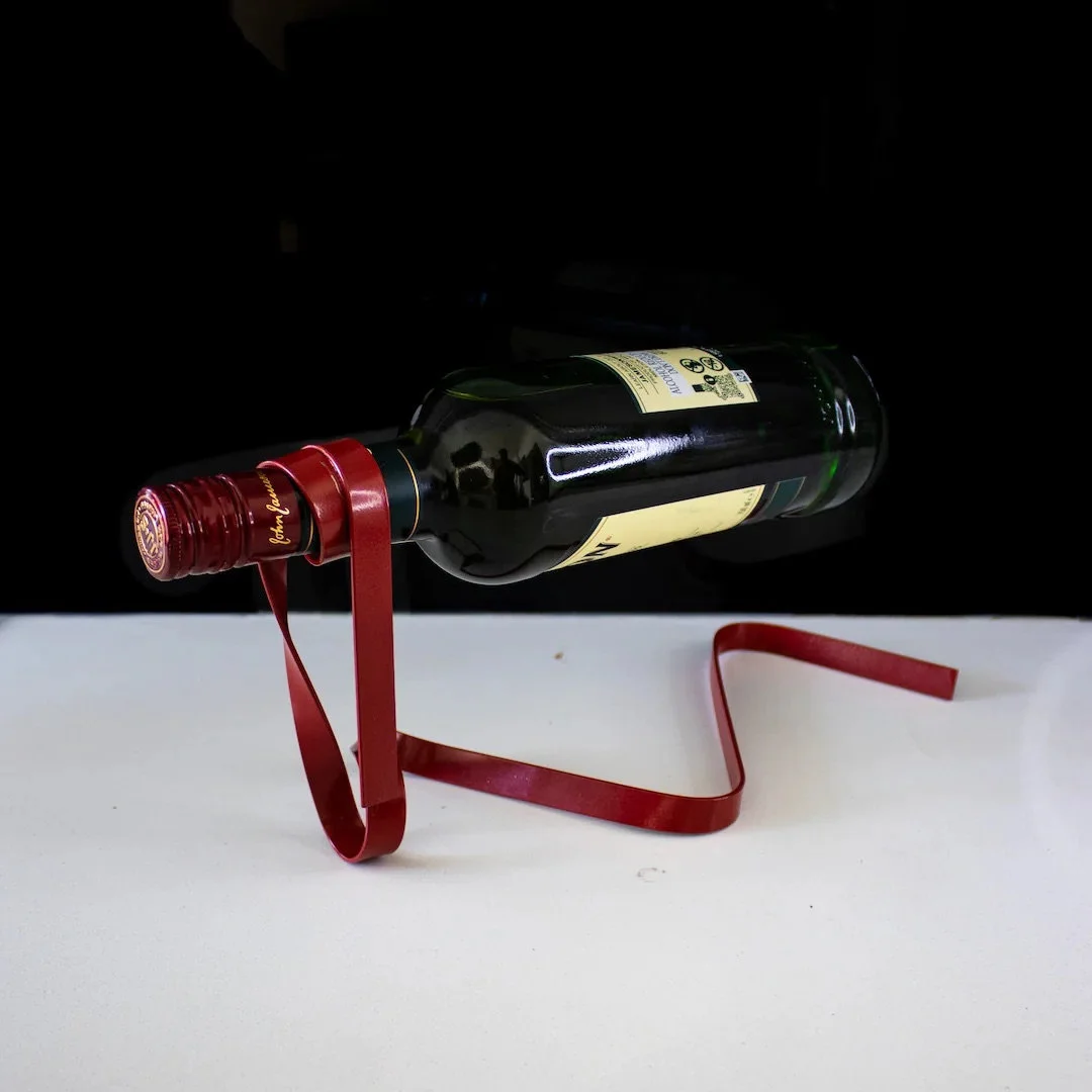 Floating Ribbon Wine Stand
