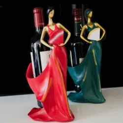 accenoba-lady-wine-holder-red-and-green-sculptural