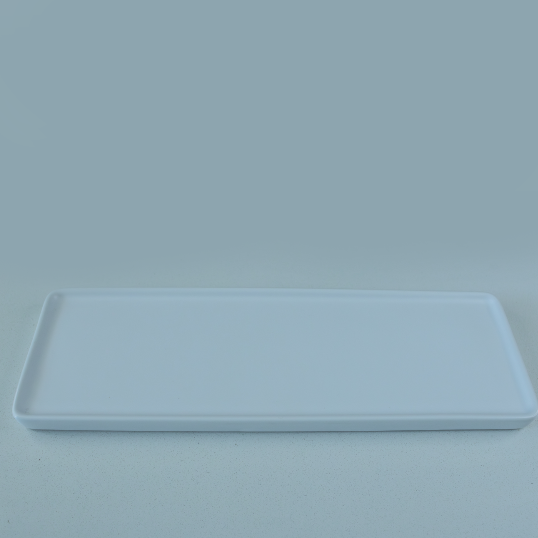White Bathroom Display Tray