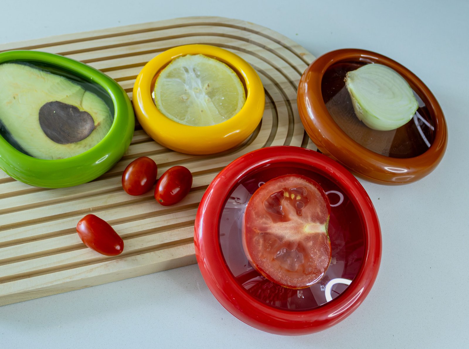 Half onion storage_filled_display_oval tray