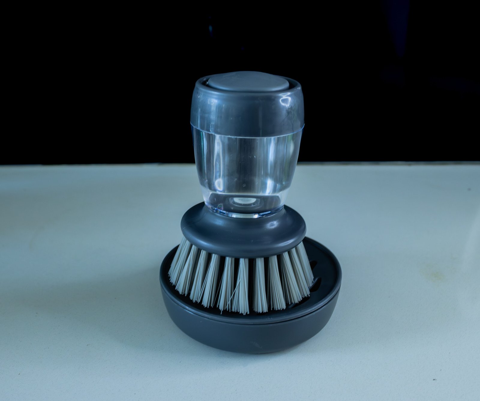 Kitchen Brush with Soap Dispenser