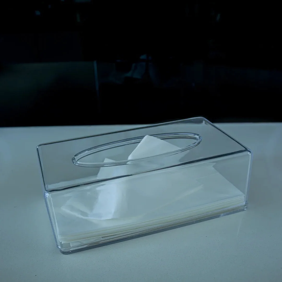Clear Tissue Box